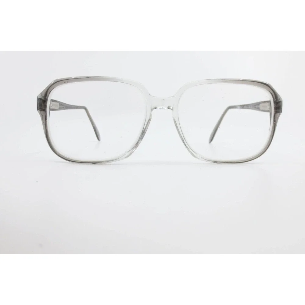 Rodenstock Henry S 64 75 Translucent Grey Square Eyeglass Frames 55-15 Vintage